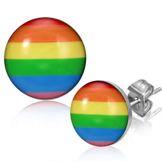 Boucles d'oreilles logo Gaypride -  LGBT