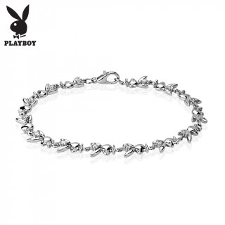 Bracelet fantaisie femme  maillons lapins Playboy