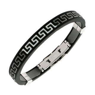 Bracelet homme  vagues stylises