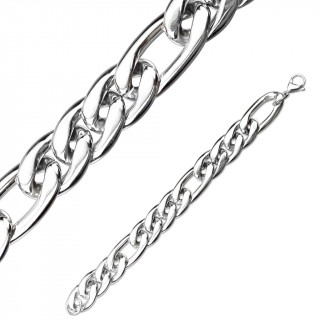 Bracelet homme  maillons asymtriques