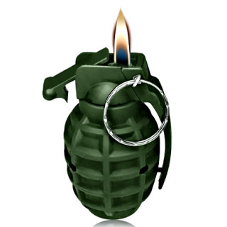 Briquet tempte en forme de grenade militaire