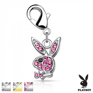 Charm's  tte de lapin playboy pave de strass