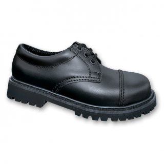 Chaussures Phantom 3 trous style militaire noire (mixte) - Brandit