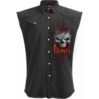 Chemise homme sans manches "GAMERS NEVER DIE THEY RESPAWN"