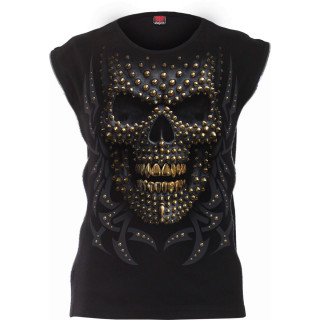 Dbardeur femme  crane tribal "BLACK GOLD"