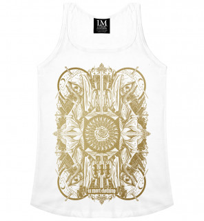 Dbardeur femme gothique Four Skulls Tank (EG/W) - LA Mort Clothing