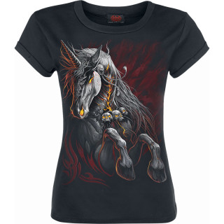 Débardeur femme gothique à Licorne infernale