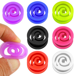 Ecarteur tunnel ultra-flexible en Silicone avec spirale