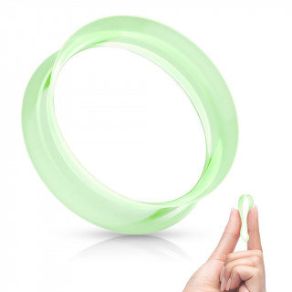 Ecarteur tunnel Vert vas en silicone ultra souple