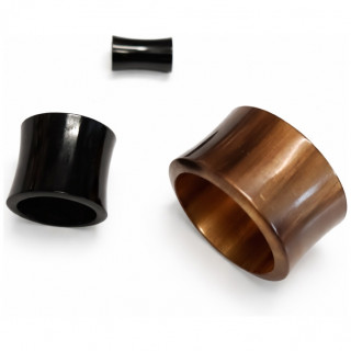 Ecarteur type tunnel noir en corne de buffle