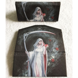 Etui à lunettes pliable avec La Mort habillée de blanc - Anne Stokes