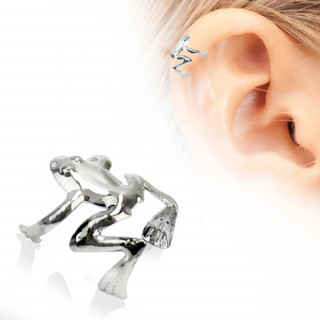 Faux piercing cartilage hlix en forme de grenouille