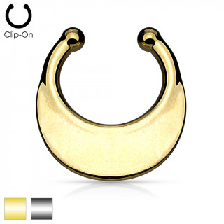 Faux piercing septum plaqu IP  plateau