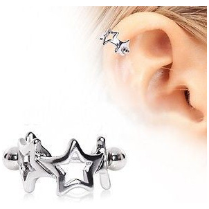 Piercing helix quatuor d'toiles