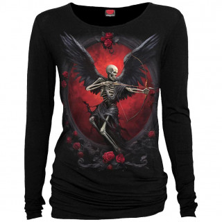 Top femme ample manches longues  Ange de l'amour mortel