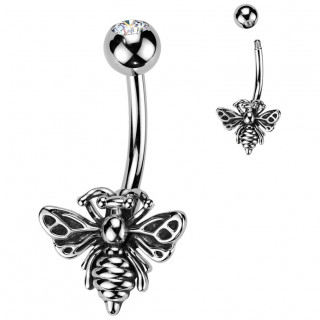 Piercing nombril abeille vintage