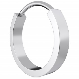 Anneau clicker Titane argent  bandeau (oreille, lvre, septum...)