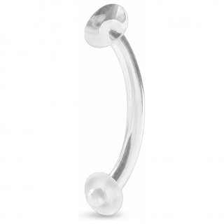 F Piercing transparent retainer arcade