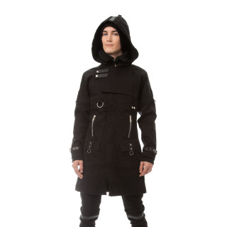 Manteau capuche gothique homme noir EXCLUSION - Vixxin