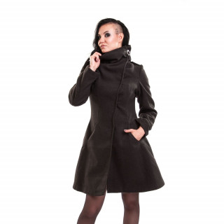 Manteau gothique femme noir NECROMANCER - Vixxin