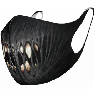 Masque bouche et nez  dentition en trompe-l'oeil (Import UK - Non norm AFNOR)