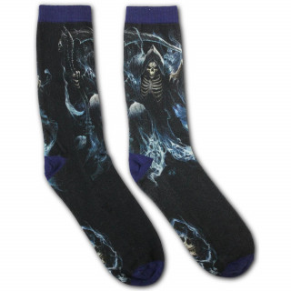 Paire de chaussettes avec La mort entourée d'âmes - SPIRAL