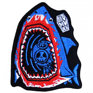 Patch tissu Requin et scaphandrier "Forgotten Soul" - Akumu Ink