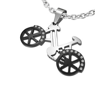 Pendentif homme acier vlo