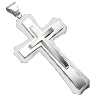 Pendentif homme croix de la passion