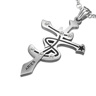 Pendentif homme Croix zodiac Blier