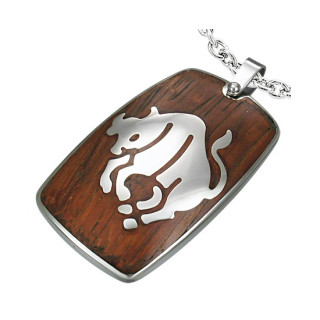 Pendentif homme signe astrologique Taureau