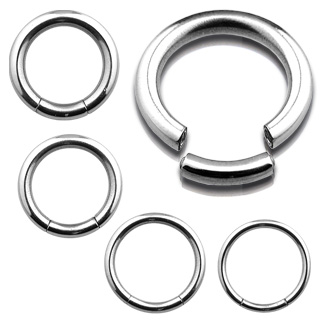 Piercing anneau acier  segment style CBR