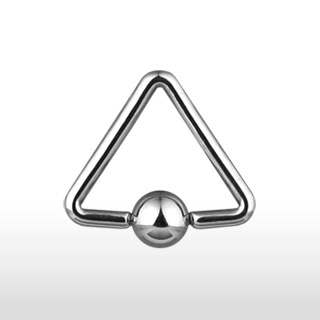 Piercing anneau captif triangulaire
