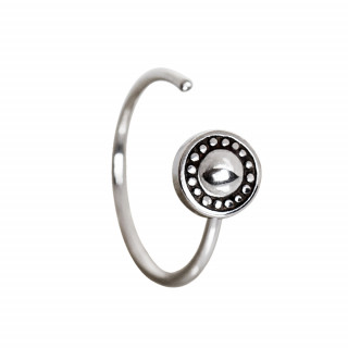 Piercing anneau nez  embout circulaire pict