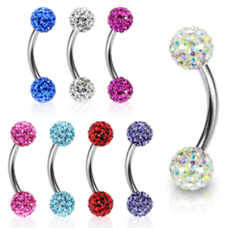 Piercing arcade boule Shamballa