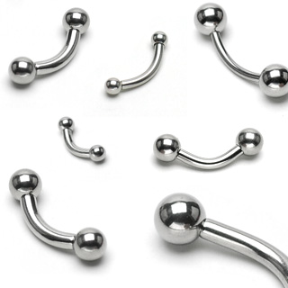 Piercing arcade boules acier