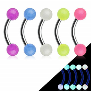 Piercing arcade fluo � boules