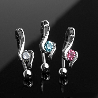 Piercing arcade invers� serti