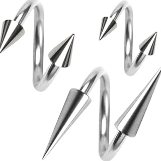 Piercing twist  pointes (arcade, oreille...)