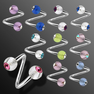 Piercing arcade twist serti