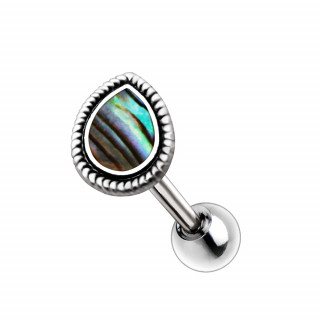 Piercing cartilage à goutte d'Abalone