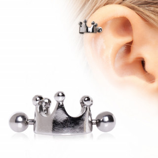 Piercing cartilage hélix à couronne