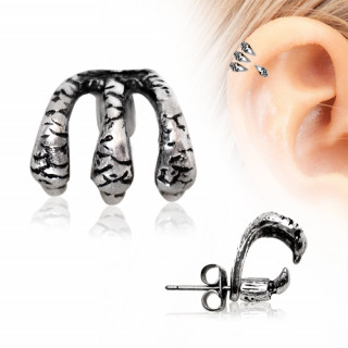 Piercing cartilage hlix  griffes de dragon