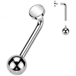 Piercing Disque et boule intime f�minin christina en Titane (ASTM F-136)