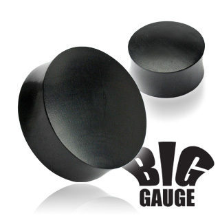Tunnel En Bois Noir – Écarteur Oreilles 18 Mm – Lot De 2 Pièces – Homxi – Pour Piercing, Style Ethnique