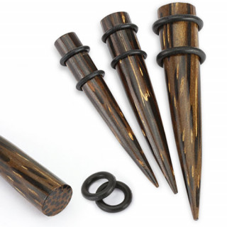 Piercing carteur tapers en bois de palmier