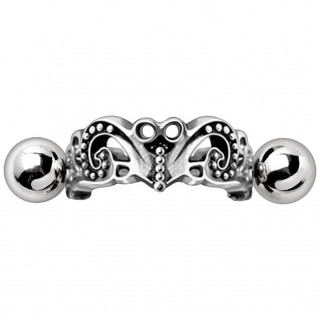 Piercing helix couronne / tiare inspiration papillon