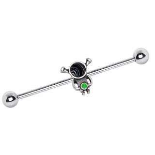 Piercing industriel à extra-terrestre rétro