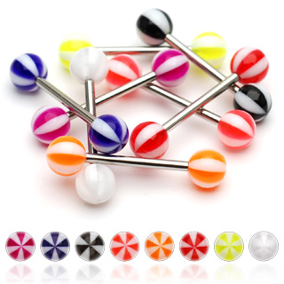 Piercing langue berlingot