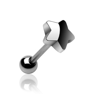 Piercing langue grosse �toile